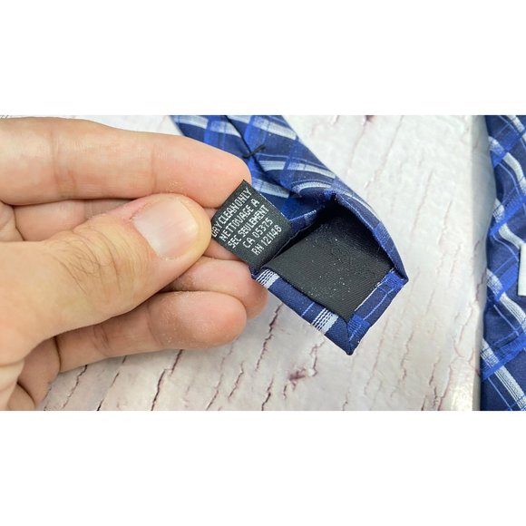 calvin klein mens necktie 100% silk tie - Picture 4 of 7